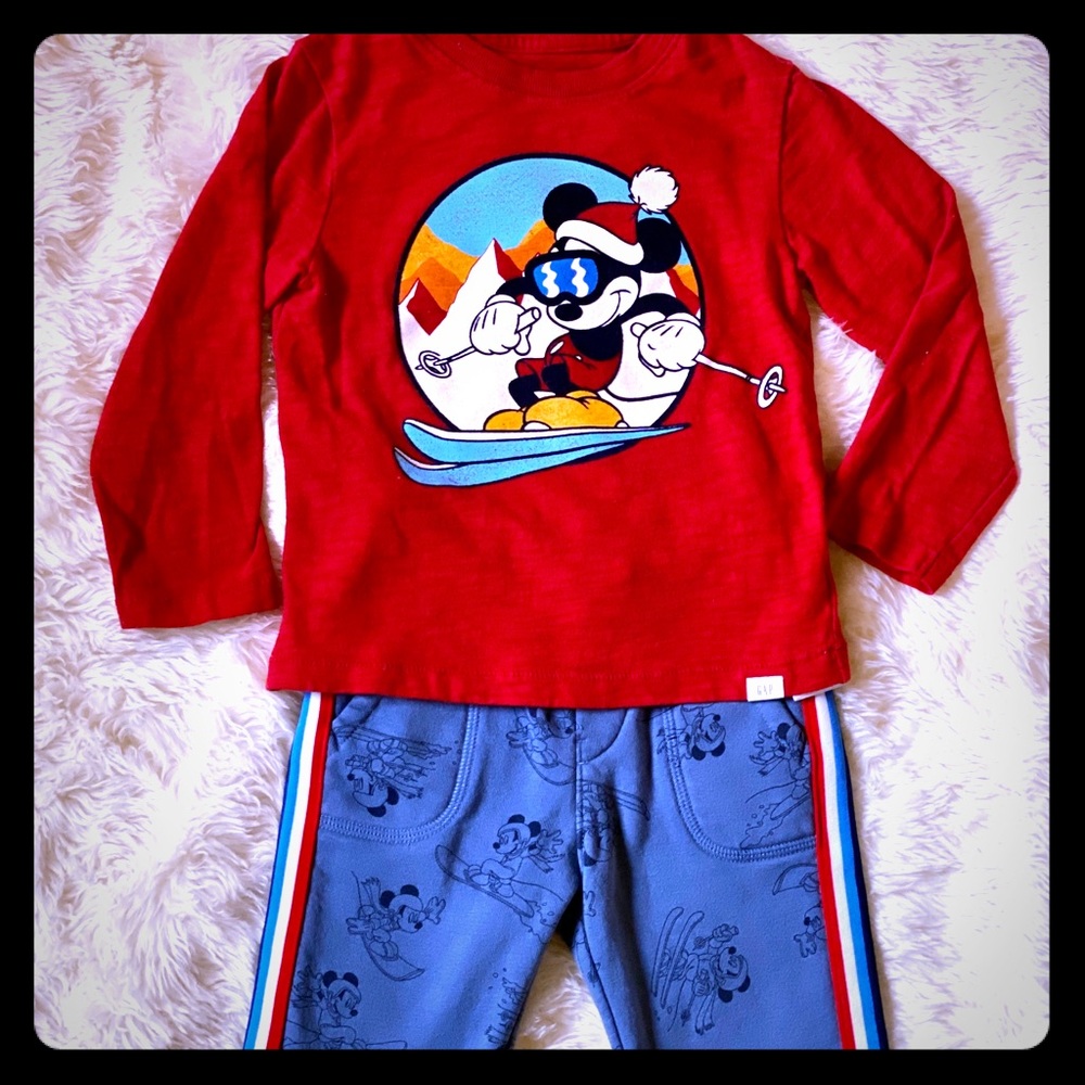 BabyGap Disney Mickey Mouse Jogger Set